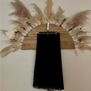 Boho Black Lace Skirt